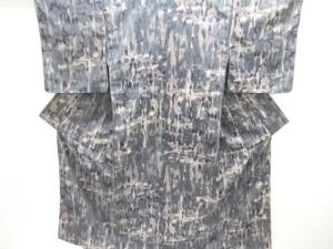 大正ロマン　抽象模様織出し着物